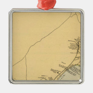 York Harbour, York Beach Metal Ornament