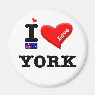 YORK - I Love Magnet
