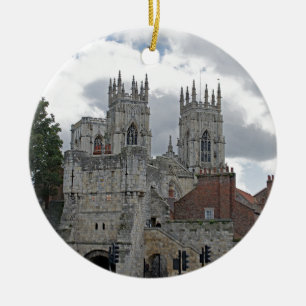 York Minster and Bootham Bar Ceramic Ornament