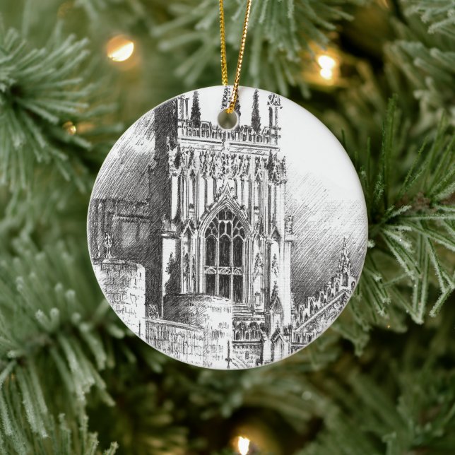 York Minster - Ceramic Ornament (Tree)