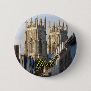 York Minster England 2 Inch Round Button