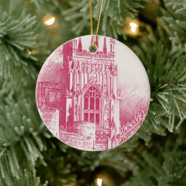 York Minster - Ornement en céramique (Arbre)
