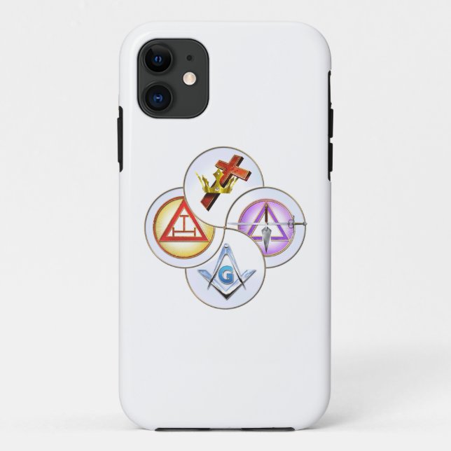 York Rite Digital Pinwheel Case-Mate iPhone Case (Back)