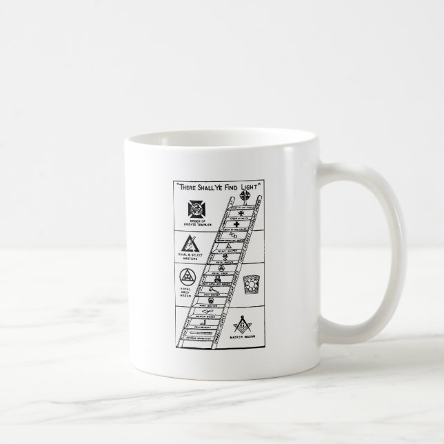 York Rite Ladder Coffee Mug (Right)