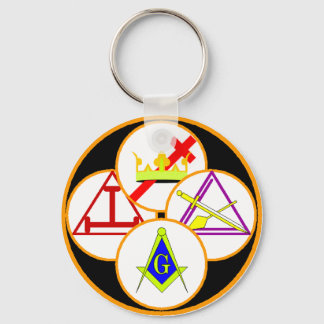 York Rite Mason Keychain