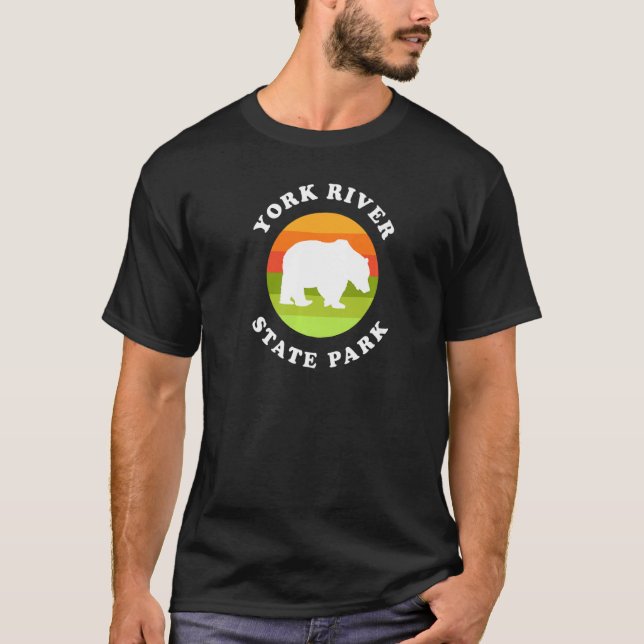 York River State Park Virginia Bear VA Souvenir T-Shirt (Front)