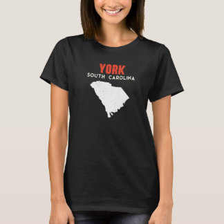 York South Carolina USA State America Travel T-Shirt