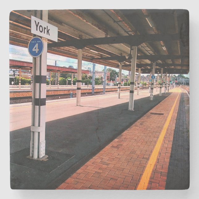 York station stone coaster (Front)