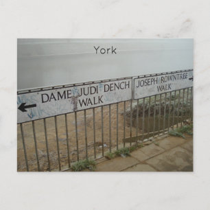 York Walks Postcard