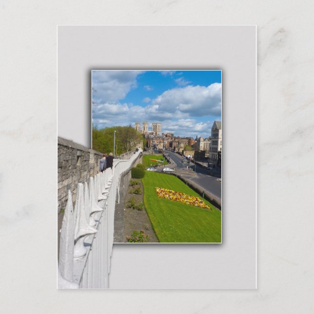 York walls minster postcard (Front)