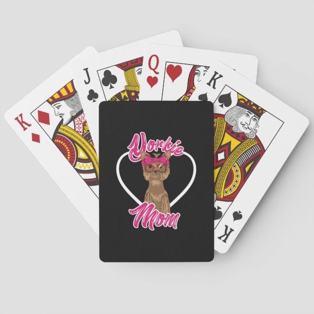 Yorki Mom Playing Cards (Back)
