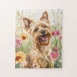 Yorkie Aquarelle Chien Puzzle cadeau pour adultes