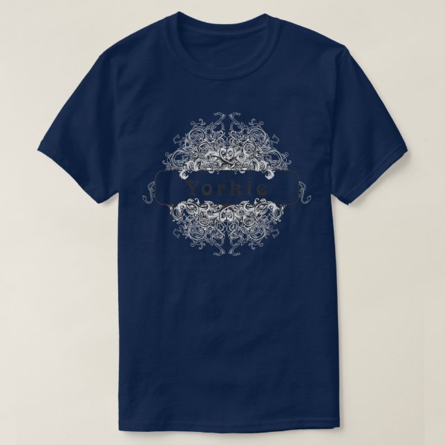 Yorkie   Awesome Yorkie Dog T  T-Shirt (Design Front)