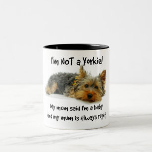 Yorkie store mom mug