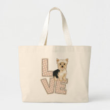 Yorkie bag, Yorkshire Terrier Lover, Dog Lover Bag