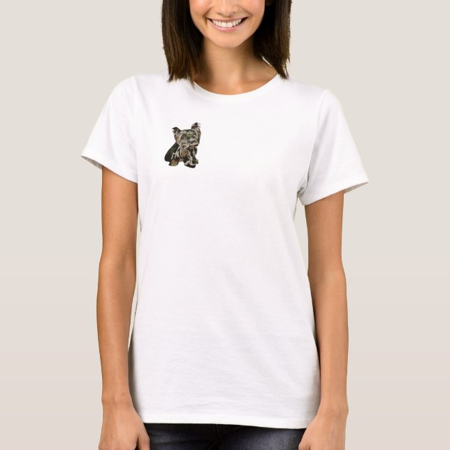 Yorkie Camo T-Shirt (Front)