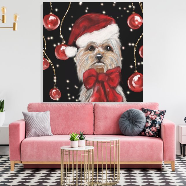 Yorkie Canvas Print (Insitu(LivingRoom))