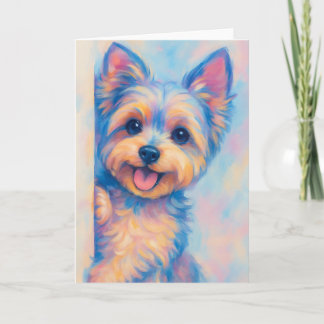 Yorkie Card - Blank