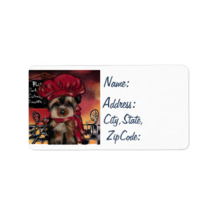 Yorkie Chef Label