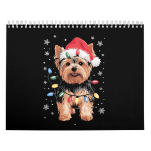Yorkie Christmas Dog Long Xmas Gift Calendar
