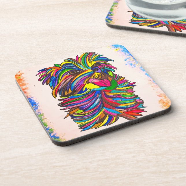 Yorkie Coaster Set (Left Side)