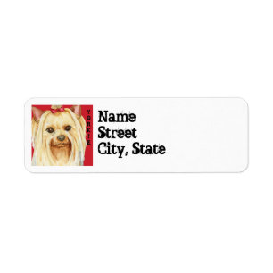 Yorkie Colour Block Label