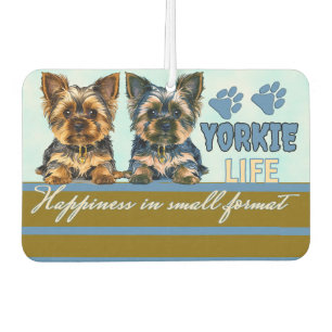 Yorkie cute air freshener