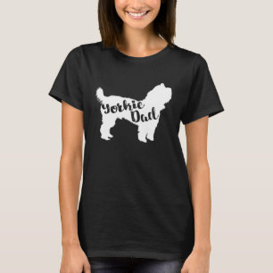 Yorkie Dad  for men   Yorkshire Terrier dog T-Shirt