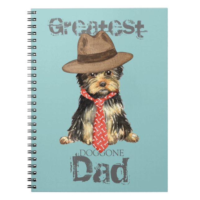 Yorkie Dad Notebook (Front)