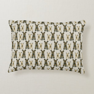 Yorkie Dogs Home Decor Accent Pillow