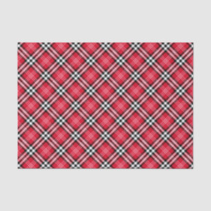 Yorkie Dogs Red Plaid Birthday Party Tissue Paper