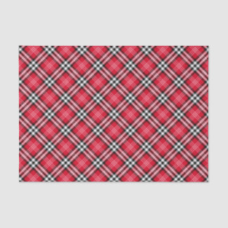 Yorkie Dogs Red Plaid Birthday Party Tissue Paper