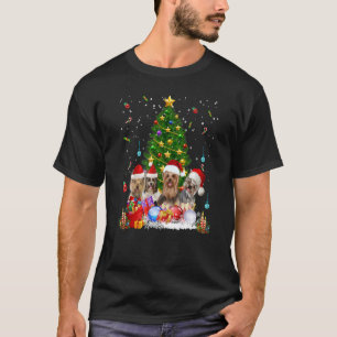 Yorkie Dogs Tree Christmas Sweater Xmas Pet Animal