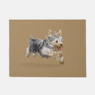 Yorkie Door Mat