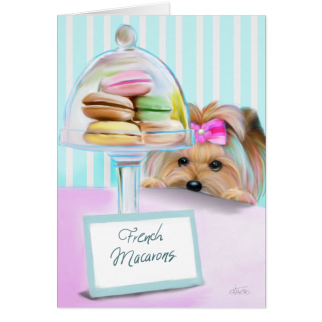 Yorkie French Macarons (Front)