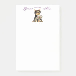 Yorkie Heart Mom Post-it Notes