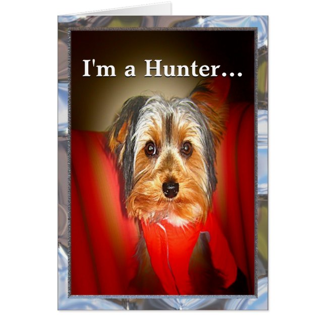 Yorkie Hunter  Customizable (Front)