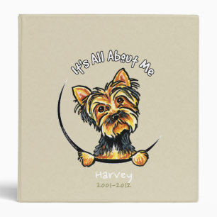 Yorkie IAAM Personalized Memory Photo Album Binder
