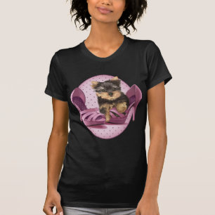 Yorkie in Shoe T-Shirt