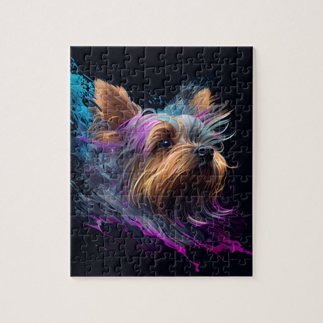 Yorkie Jigsaw Puzzle (Vertical)