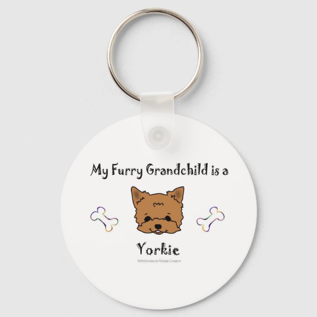 Yorkie Keychain (Front)