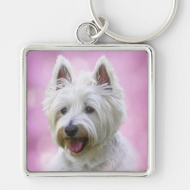 Yorkie Keychain (Front)