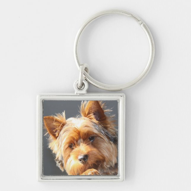 yorkie keychain (Front)