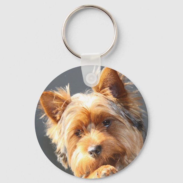 yorkie keychain (Front)