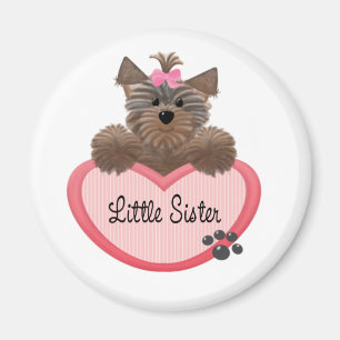 Yorkie Little Sister Magnet