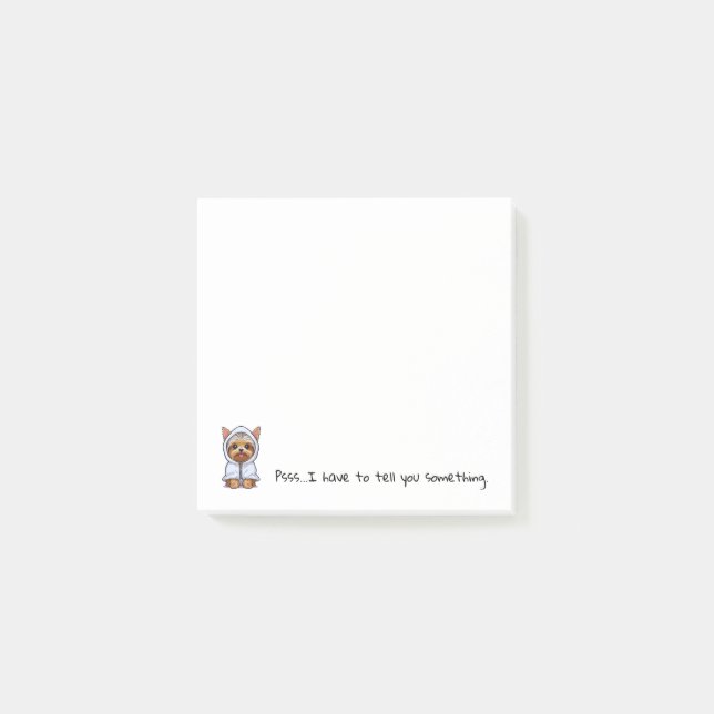 Yorkie Lover Post-it Notes (Front)