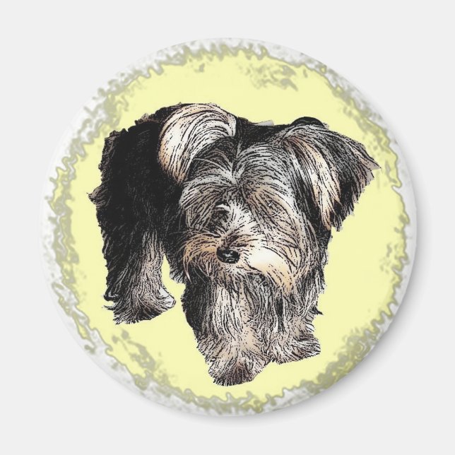 Yorkie Magnet (Devant)