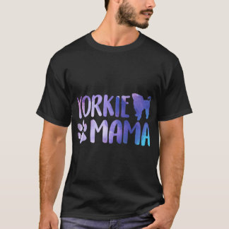 Yorkie mama | Yorkshire maltese terrier dog mom T-Shirt