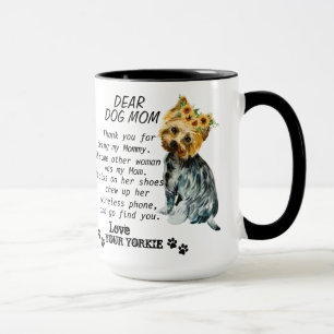 Yorkie Mom Best Quote Mug