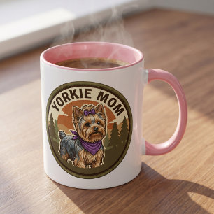 Yorkie Mom Coffee Mug Yorkshire Terrier Mom Gift